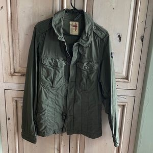Relwen Designer Army Green lightweight jacket